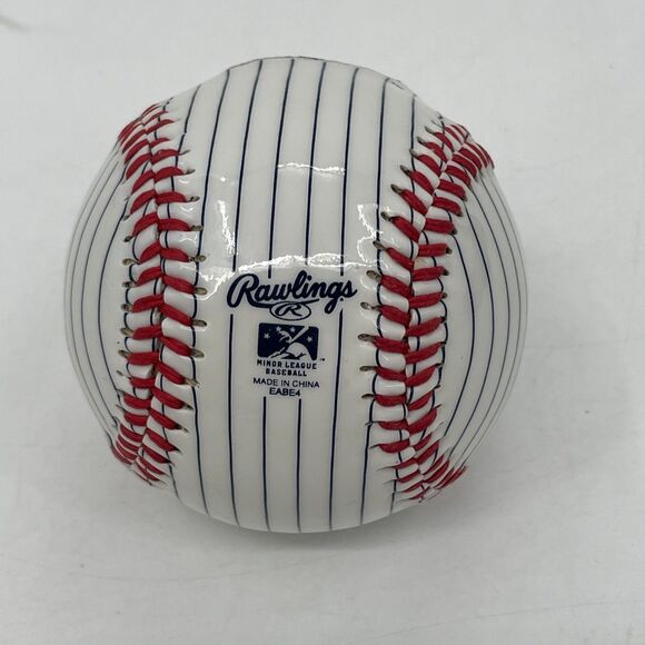 Toledo Mud Hens Rawlings Baseball High Gloss Pinstripe AAA Minor League Souvenir - Picture 3 of 9